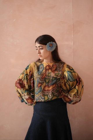 Kalamkari top (New colour)
