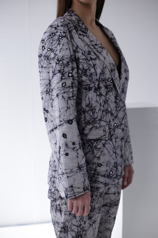 Wabi-Sabi Batik Blazer